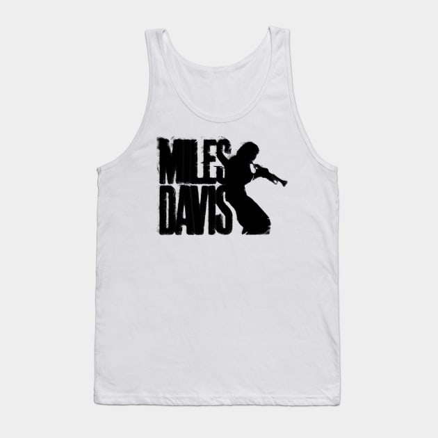 miles davis silhouettegraphic Tank Top by HAPPY TRIP PRESS